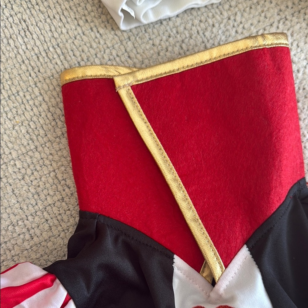 Disney Red Black and White Queen of Hearts Costume with Headband - Picture 5 of 7